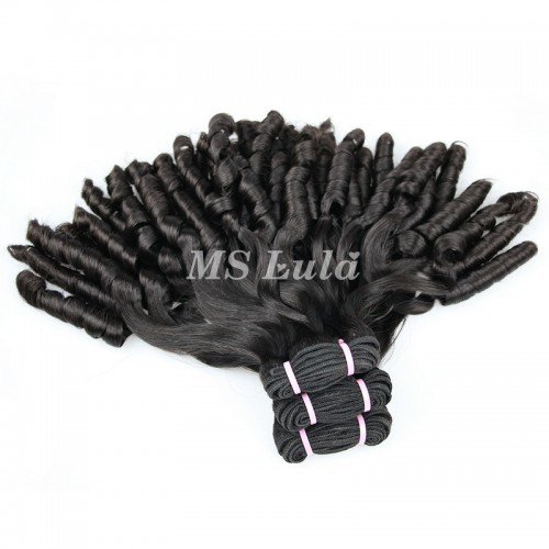 Double Drawn Rose Curly Virgin Human Hair Bundles With 4x4 Lace Closure | Human Hair Wig | Lace Front